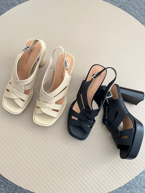 Ladies Criss Cross Straps With Buckle strap